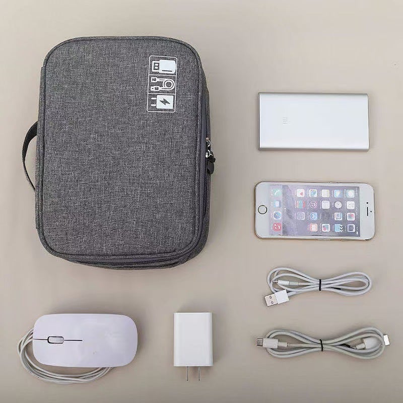 Waterproof Portable Cationic Digital Bag Charger Headphone Cable Mobile Phone Storage Bag Multi-Purpose Digital Bag - Image 5